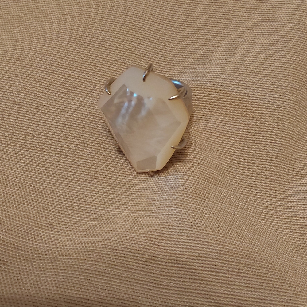 Kendra Scott Megan Mother Of Pearl Cocktail Ring